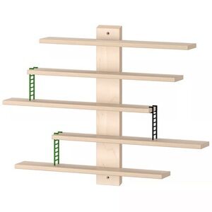 IKEA Lustigt Wooden Wall Shelf